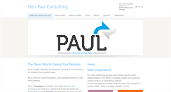 Desktop Screenshot of herr-paul-consulting.com