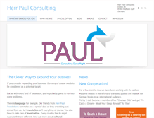 Tablet Screenshot of herr-paul-consulting.com